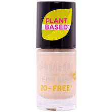 Benecos plant based nail polish in Sharp Rose is a light pink shade.