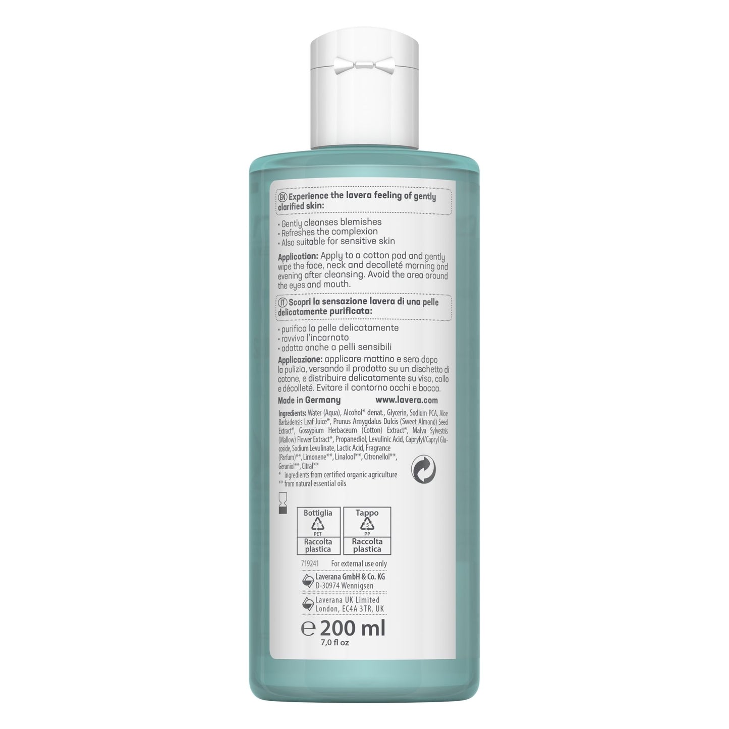 Lavera Basis Sensitive Gentle Facial Toner - 200ml