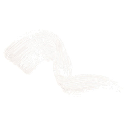 Lavera Lash Booster Serum brush stroke on a white background.