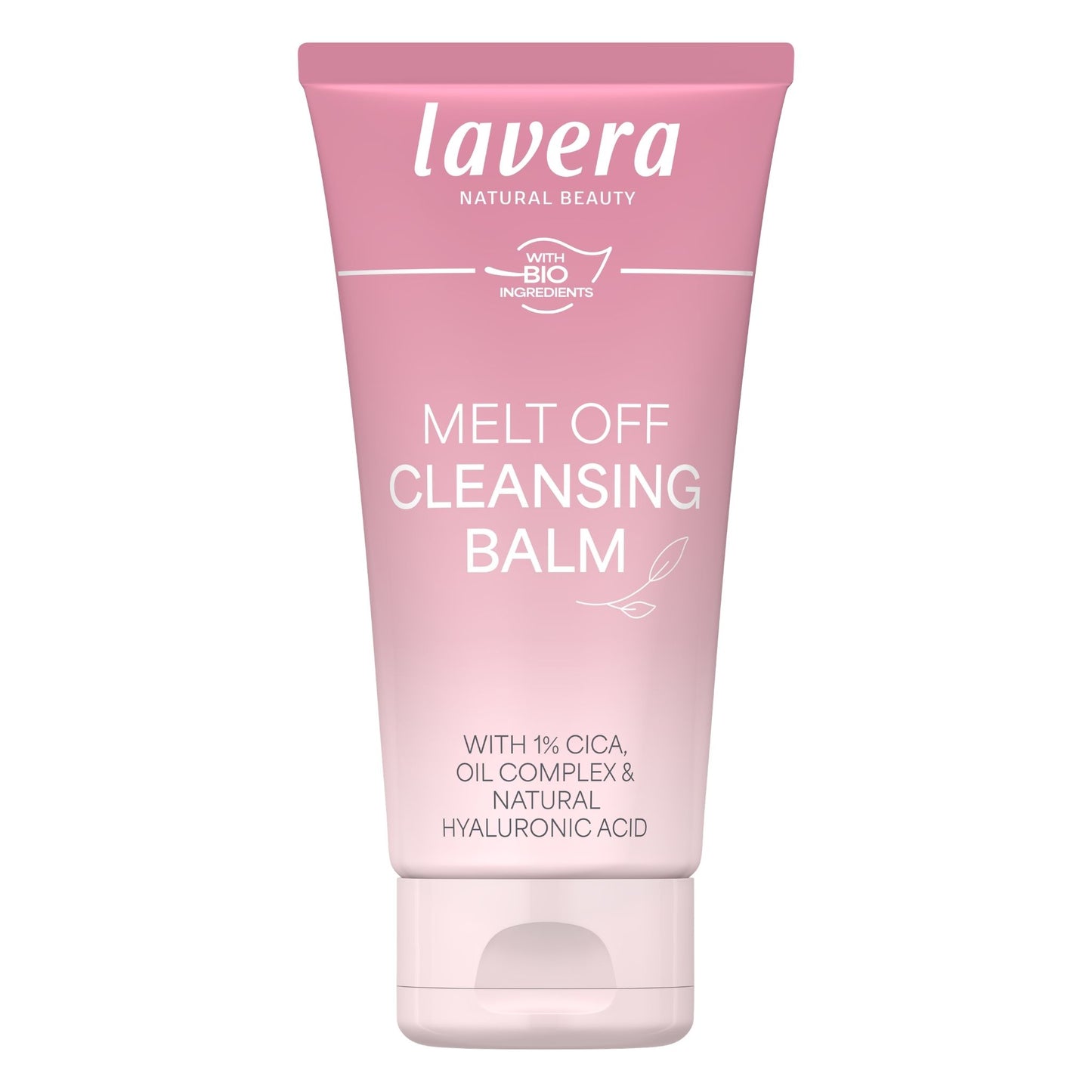 A tub of Lavera Melt Off Cleansing Balm sitting upright on a clean white background