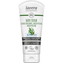 lavera Boyd Scrub with organic rosemary and organic green coffee in a tube 