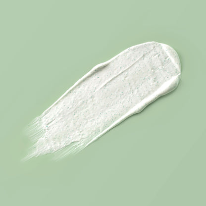 Lavera pure beauty 3 in 1 wash, scrub & mask on a green background