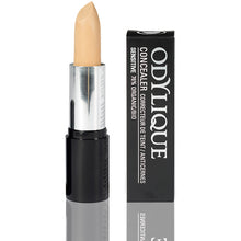 Odylique Natural Concealer Medium is in like a lipstick case with lid in a box 