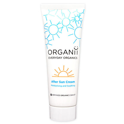 Tube of Organii Everyday Organic After Sun Cream Trial Size. 