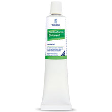 Weleda Combudoron Ointment in a tube with a screw top lid. 