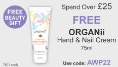 All Natural Me Spend Over 25 and get a Free ORGANii Hand & Nail Cream. Use Code AWP22 at checkout