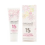 organii facial sun cream natural sun protection