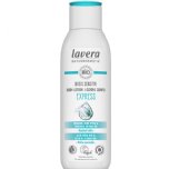 lavera basis sensitive express body lotion normal skin vegan