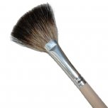 kost kamm fan shaped brush soft bristle