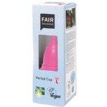 fair squared pink period cup menstrual cup feminine hygiene size l