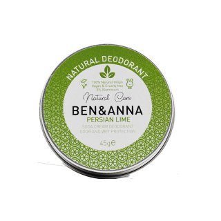 ben & anna natural deodorant persian lime tin vegan all natural me