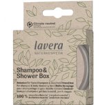lavera shampoo shower bar box recycled plastic free