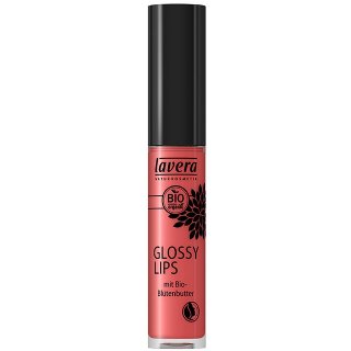 lavera glossy lips delicious peach organic and natural
