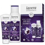 lavera good night gift set hand mask body lotion organic