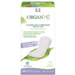 organyc organic panty liners light flow organic cotton sanitary pad
