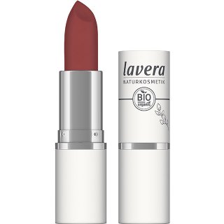 lavera velvet matt lipstick vivid red natural lipstick red lipstick