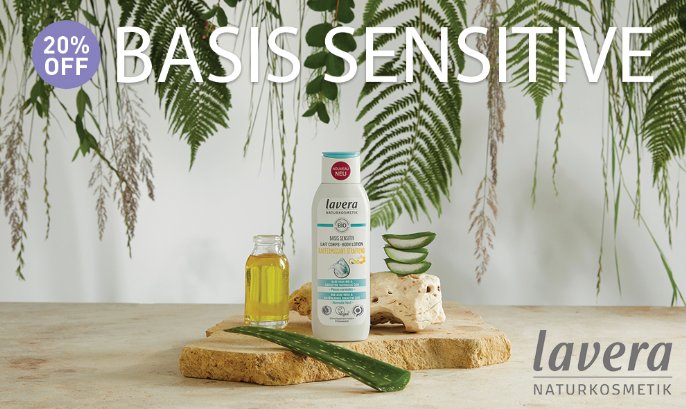 Lavera Organic and Natural Skin Care and Cosmetics - 20% OFF Lavera Basis Sensitive Skincare 