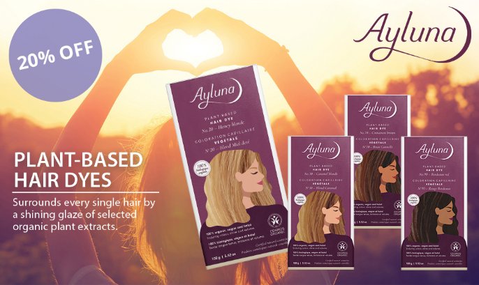 All Natural Me - 20% Off Ayluna Plant Based Hair Dyes 