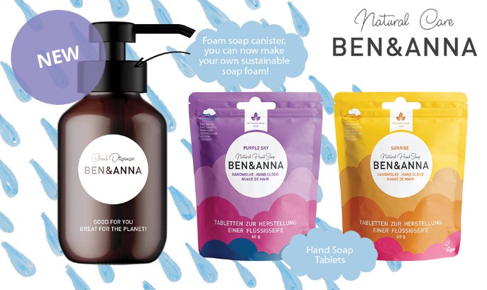 Ben and Anna - NEW Hand Cloud Soap