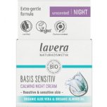 lavera basis sensitive calming night cream fragrance free