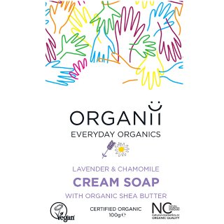organii organic soap lavender and chamomile vegan bar soap