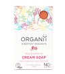 organii rose and geranium cream soap vegan soap