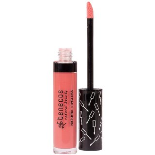 benecos natural lipgloss flamingo lip gloss coral lipgloss