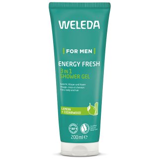Weleda Men S Energy Fresh 3 In 1 Shower Gel Face Body Hair