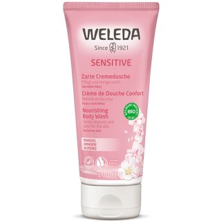 weleda almond body wash sensitive skin nourishing body wash