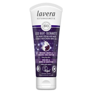 lavera good night 2in1 hand cream mask organic