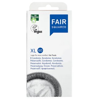 fair squared extra large condoms natural latex