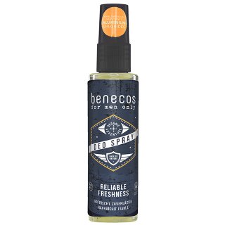 benecos for men deodorant spray vegan men products
