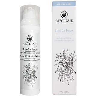 odylique spot on serum oily skin acne face cream