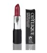 odylique natural lipstick raspberry coulis plum lipstick