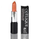 odylique natural lipstick apricot sorbet 17 organic lipstick