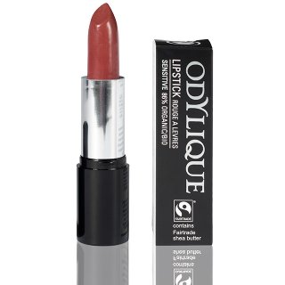 odylique organic lipstick fig fondant 18 natural lipstick