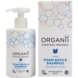 organii parent & child foam bath & shampoo baby