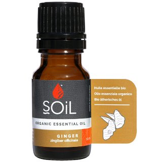 soil organic essential oil ginger cold flu vegan natural