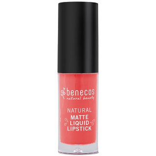 benecos coral kiss liquid lipstick matte lipstick coral lipstick