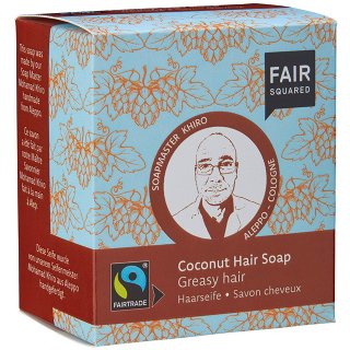 fair squared coconut hair soap greasy hair shampoo bar