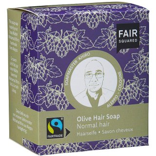 fair squared olive hair soap fairtrade hair soap vegan