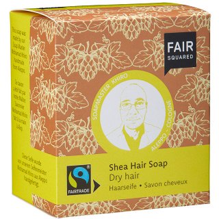 fair squared shea hair soap dry hair fairtrade shampoo