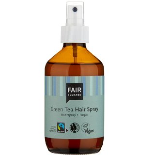 fair squared green tea hair spray vegan hair spray