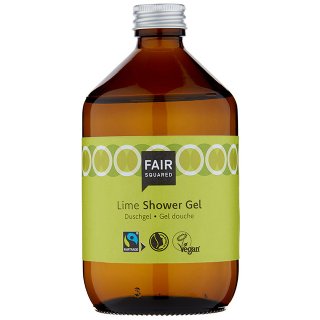 fair squared lime shower gel zero waste