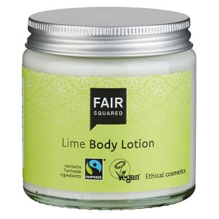fair squared lime body lotion zero waste