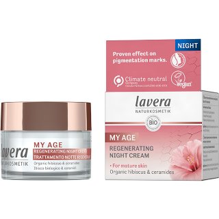 lavera my age regenerating night cream mature skin