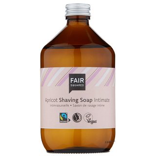 fair squared apricot shaving soap zero waste