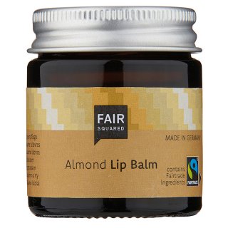 fair squared almond lip balm natural cruelty free
