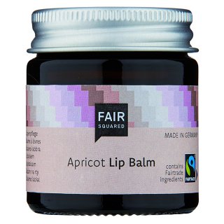 fair squared apricot lip balm sensitive vegan zero waste