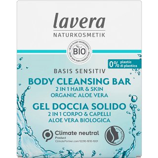 lavera cleansing soap bar 2 in 1 shampoo bar body bar